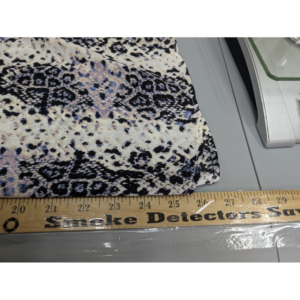 Animal Print Blouse Women's Medium‎ Coquette Office Casual Workwear - Picture 6 of 7